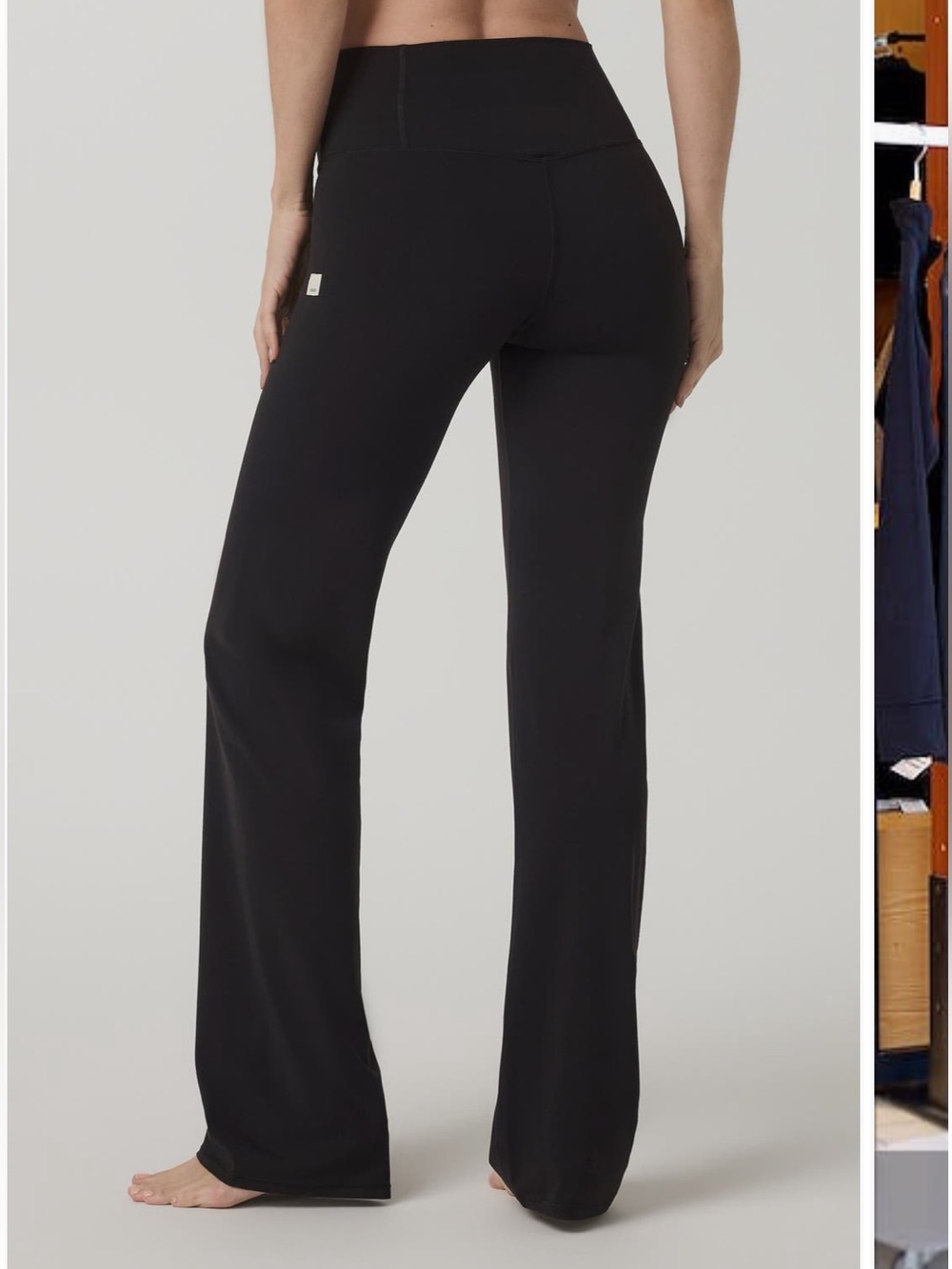 Vuori AllTheFeels straight leg. Black size medium. - Picture 2 of 3